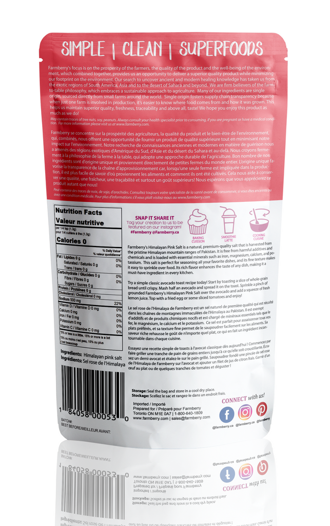 Himalayan Pink Salt Coarse 454g (1 lb)
